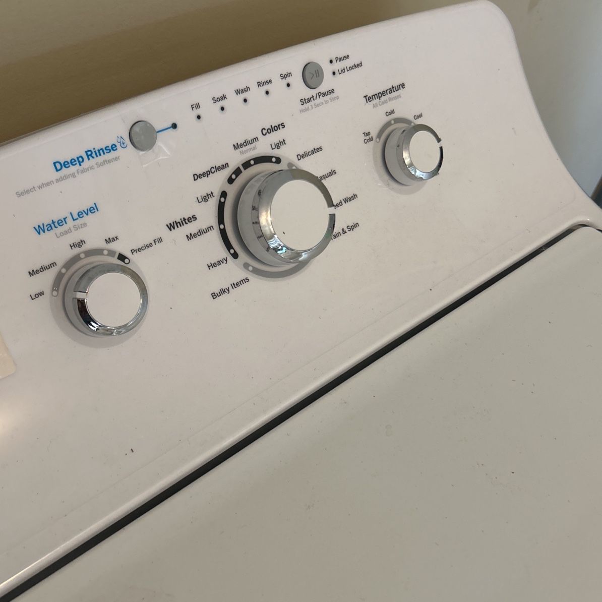 Rarely Used Washer