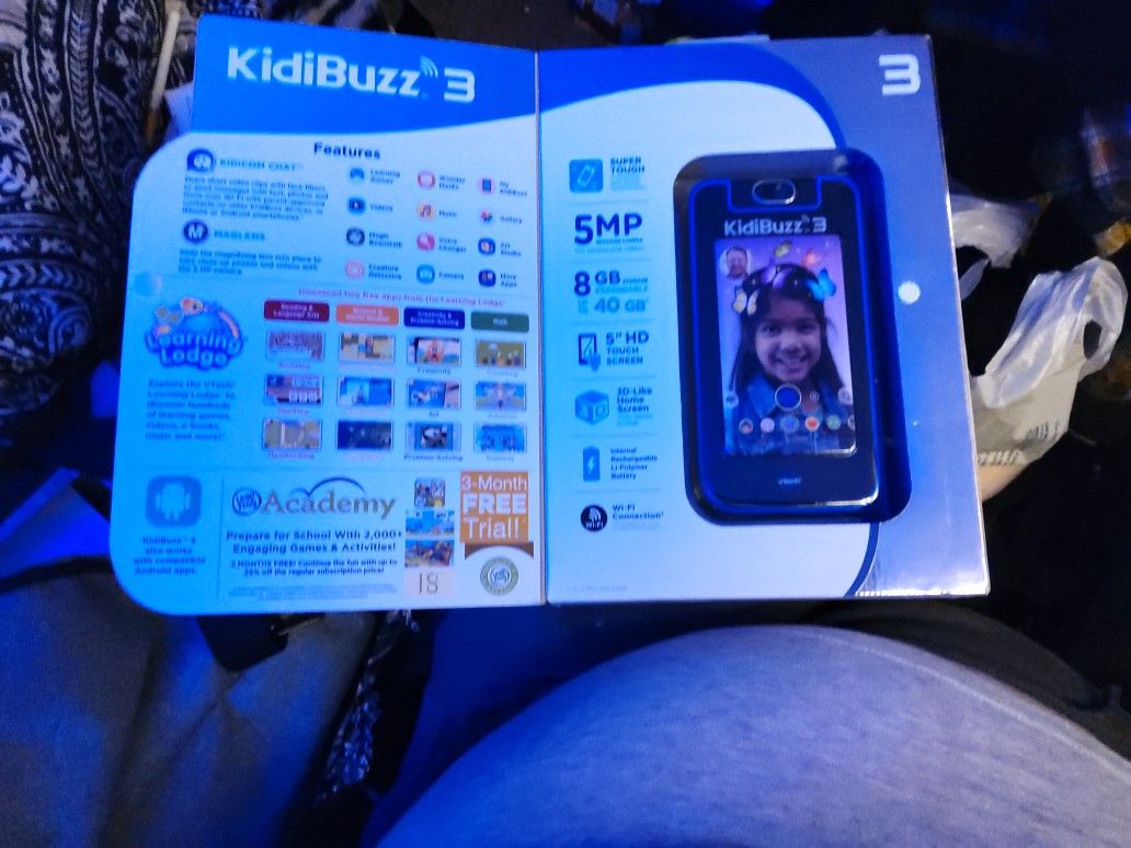 Brand New Vtech Kidibuzz 3 Kids Cell Phone for Sale in Federal Way, WA