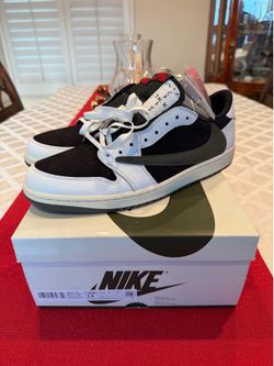 Nike Air Jordan 1 Low Travis Scott Olive Size 12.5 14W BRAND NEW
