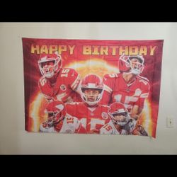 KC football birthday theme $12
