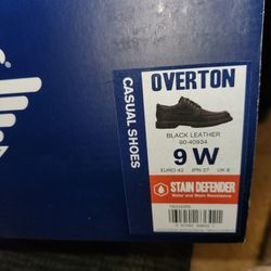 casual shoes  9W dockers Overton blk leather 