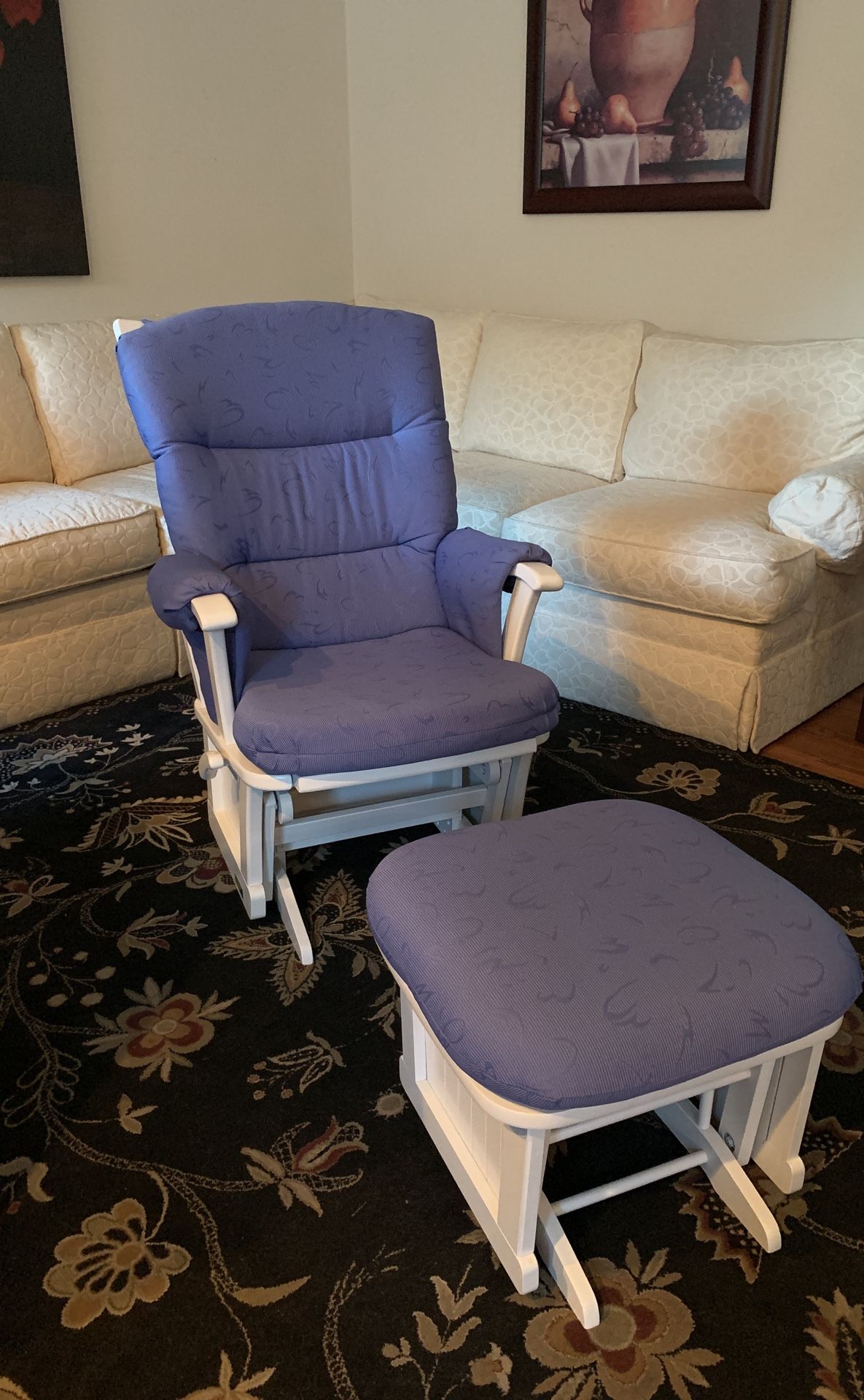 Blue Rocking Chair (Glider)