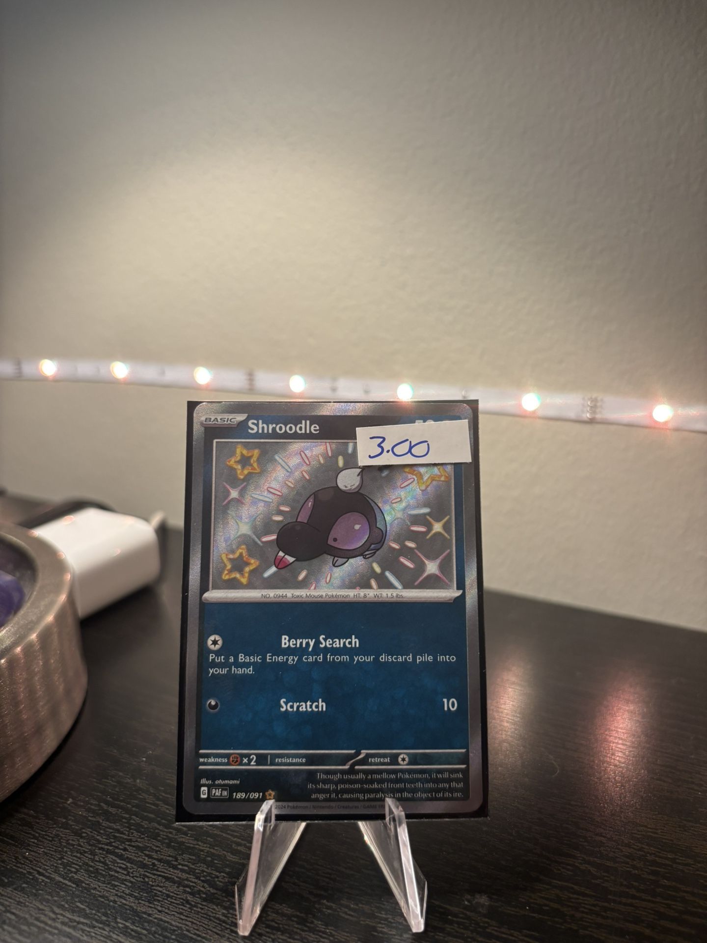 paldean fates shiny shroodle