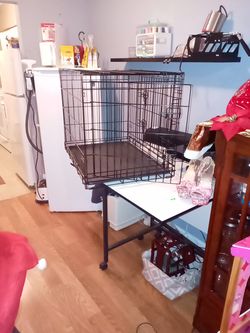 Large dog cage