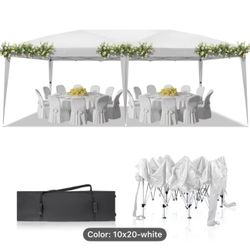 $150 firm!!!  10x20ft Pop Up Canopy Tent, Outdoor Instant Shelter Folding Canopy with Carry Bag