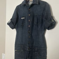 Frankie B Denim Jumpsuit 