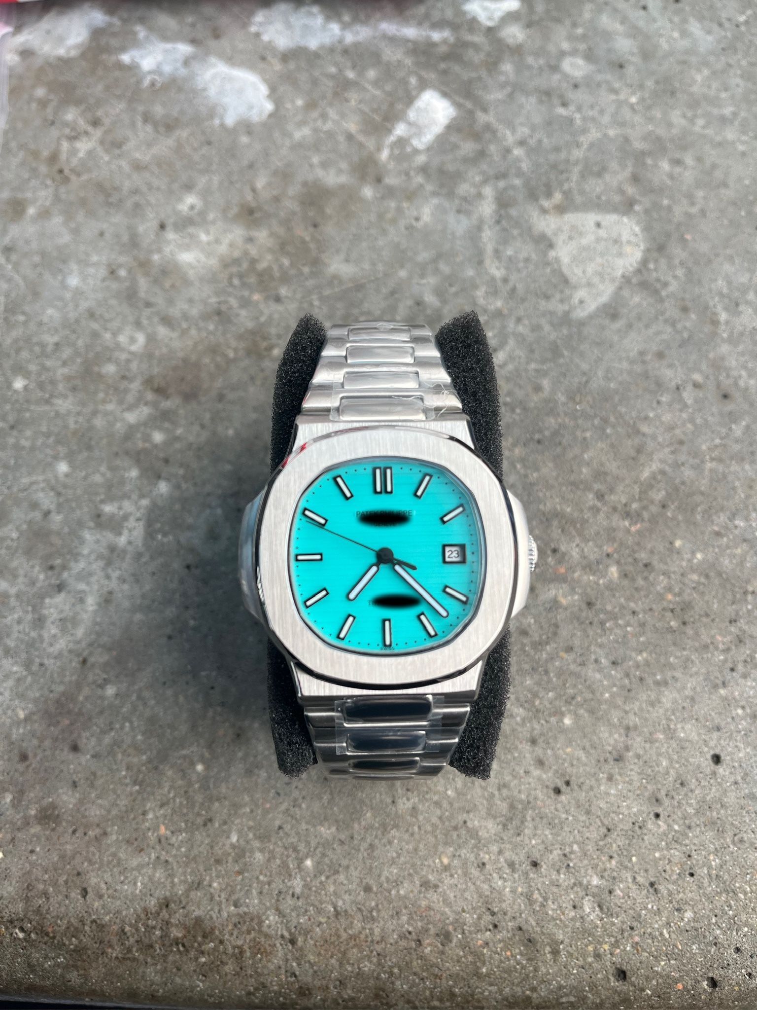 Luxury Watch -silver-blueface-waterproof