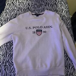 White U.S Polo ASSN sweater