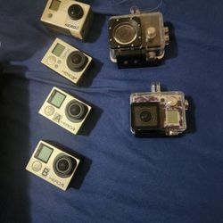 Go Pros All 6 Together