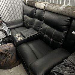 Leather Couch (Reclining)