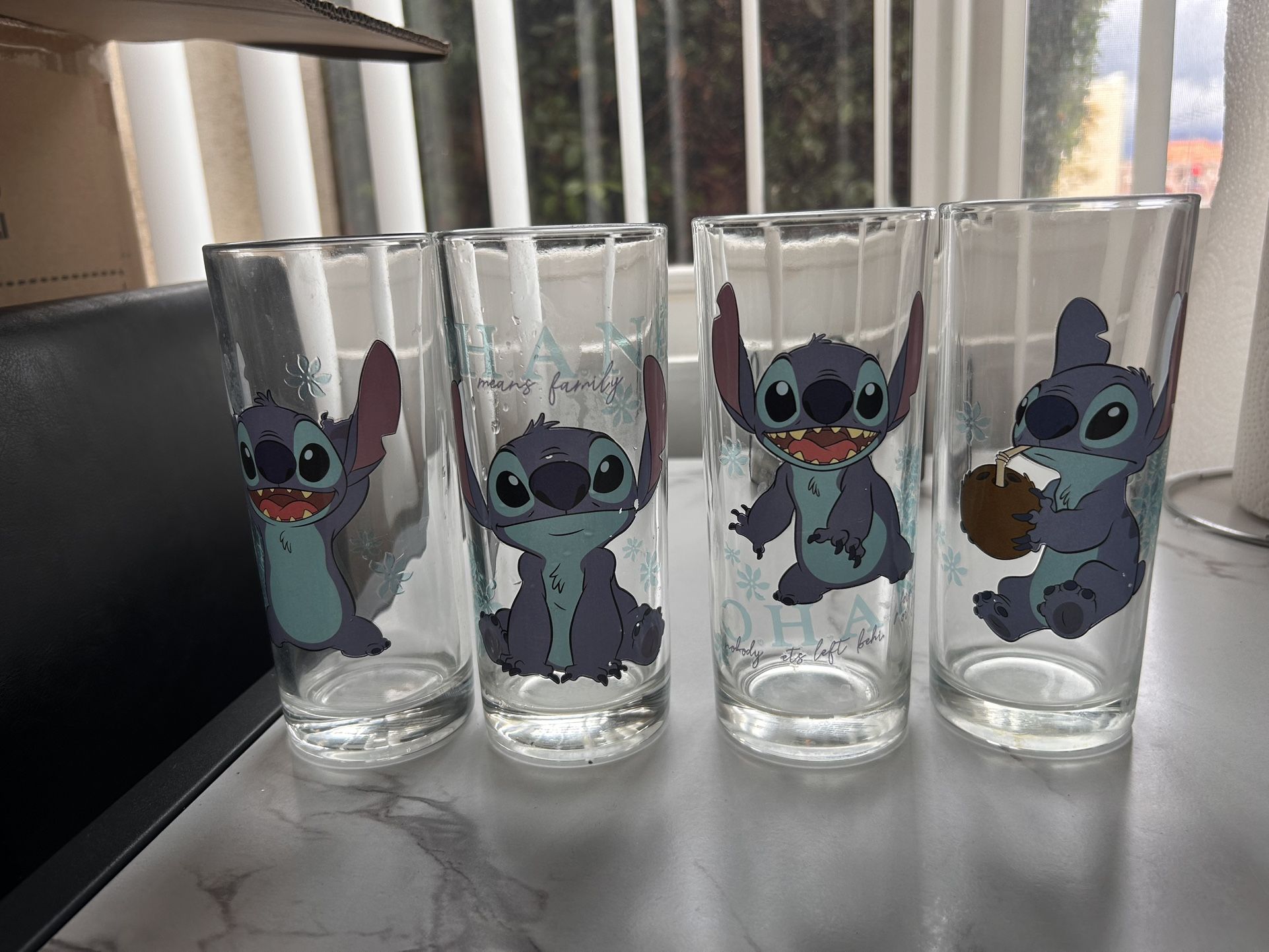 Stitch Glass Cups