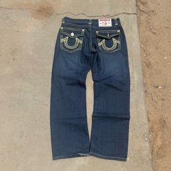 True religion golden denim
