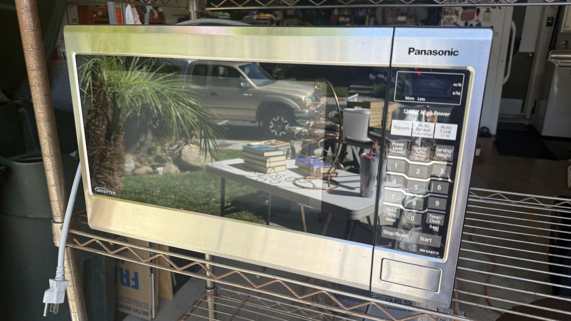 π Panasonic Stainless Steel Microwave β 1200W (Model NN-SA651S) β Great Condition!