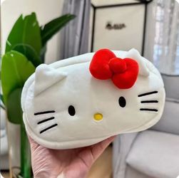 Sanrio Hello Kitty Plush Cosmetic Bag | Pencil Pouch | Graduation Gift ❤️👝🎀