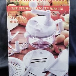 Kitchen Plus 2000 Chopper Slicer Grater Juicer 8 In 1 Gadget 
