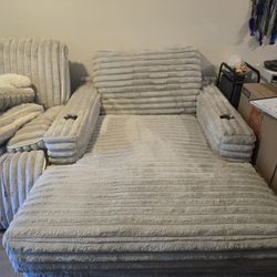 Faux Fur Chaise