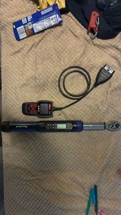 Duralast Digital Torque Wrench and OBD2 Scanner