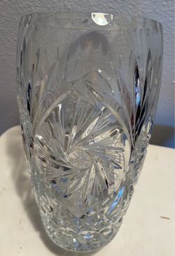 Flower vase crystal