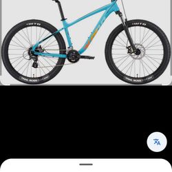 Kona Lunai Blue xl Frame Mountain Bike