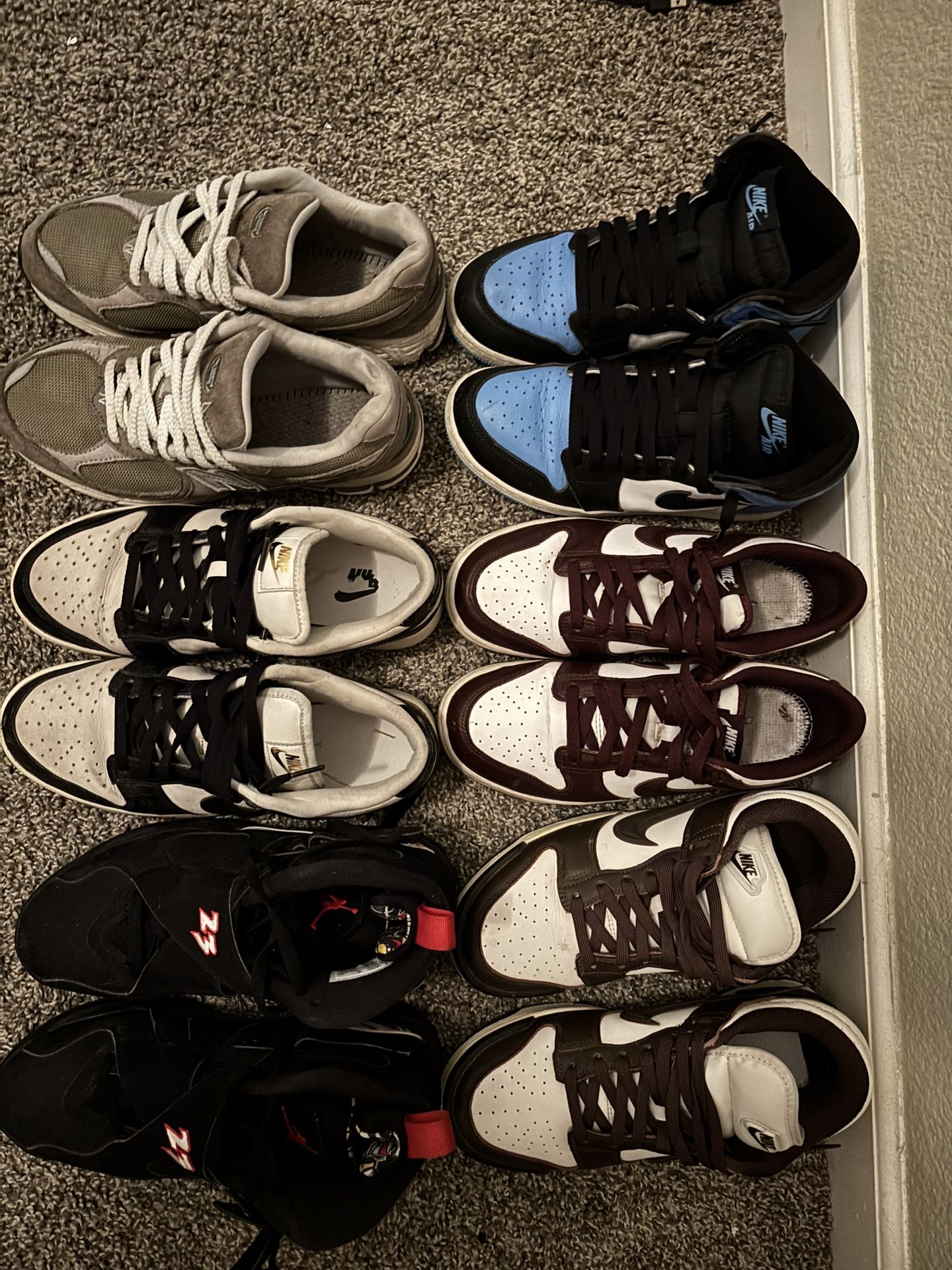 OLD SHOES (NEW BALANCES/JORDANS)