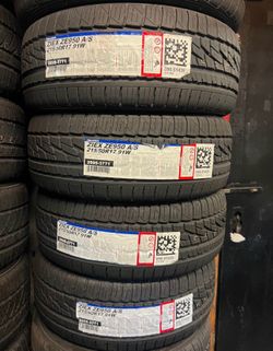 215/50/17 Falken 4 New Tires mounted and balanced
