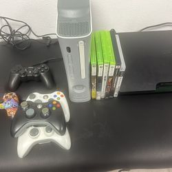 Xbox 360 And PS3 Systems W Controllers/games