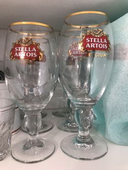 Stella Artois brand new glasses Tall and short sizes available
