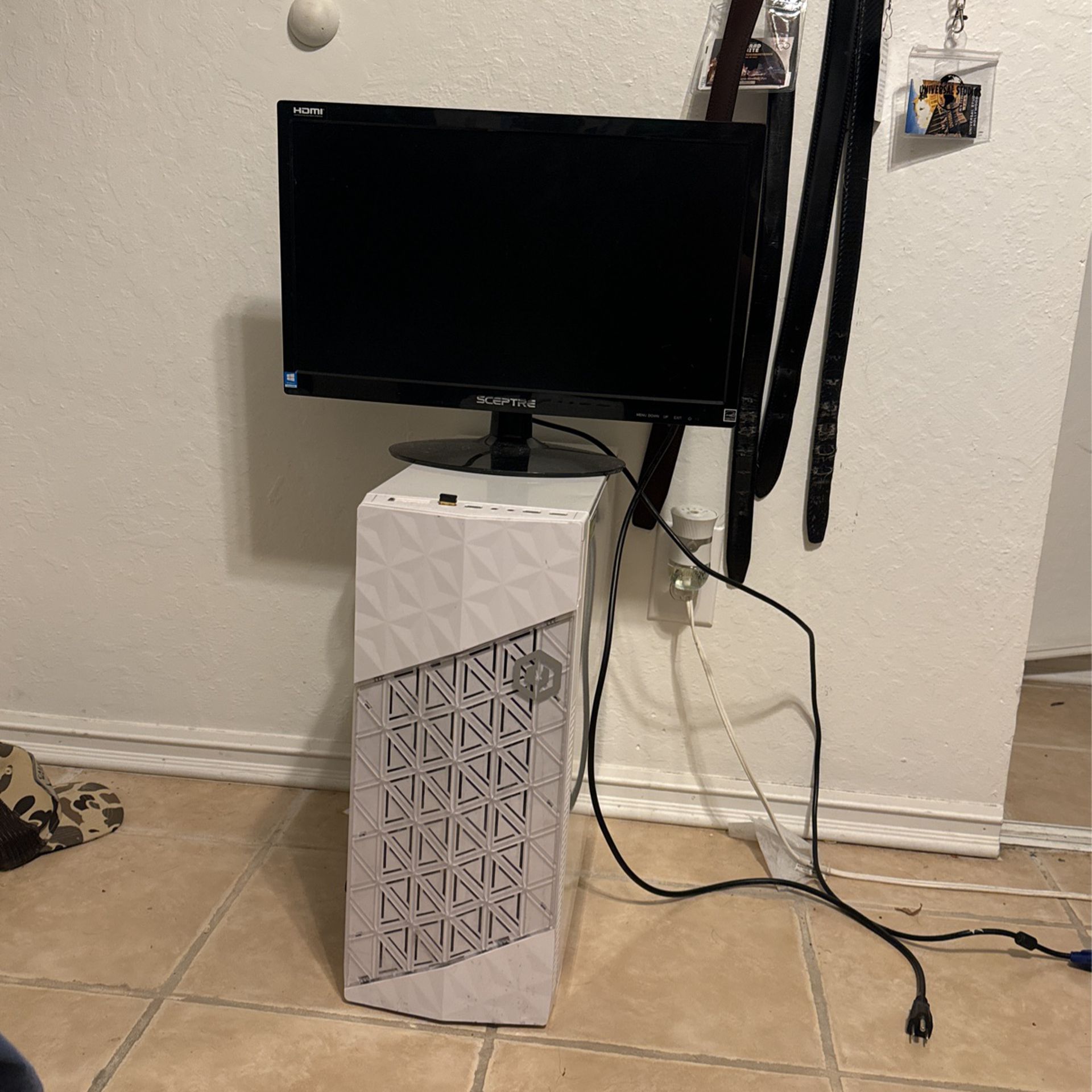 Gaming Computer with monitor