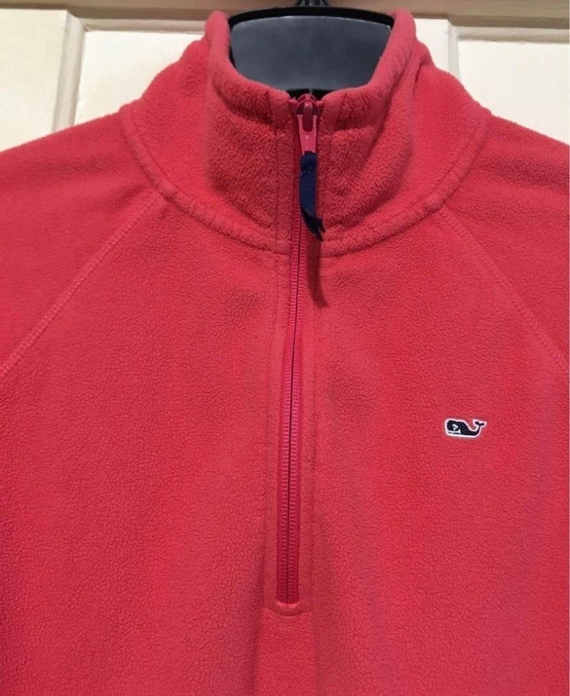 Vineyard Vines women’s 1/4 Zipper fleece sweater large