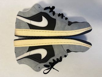 Air Jordan 1 Low SE Light Smoke Grey Black Sail Men’s Size 10.5 HQ2010-012