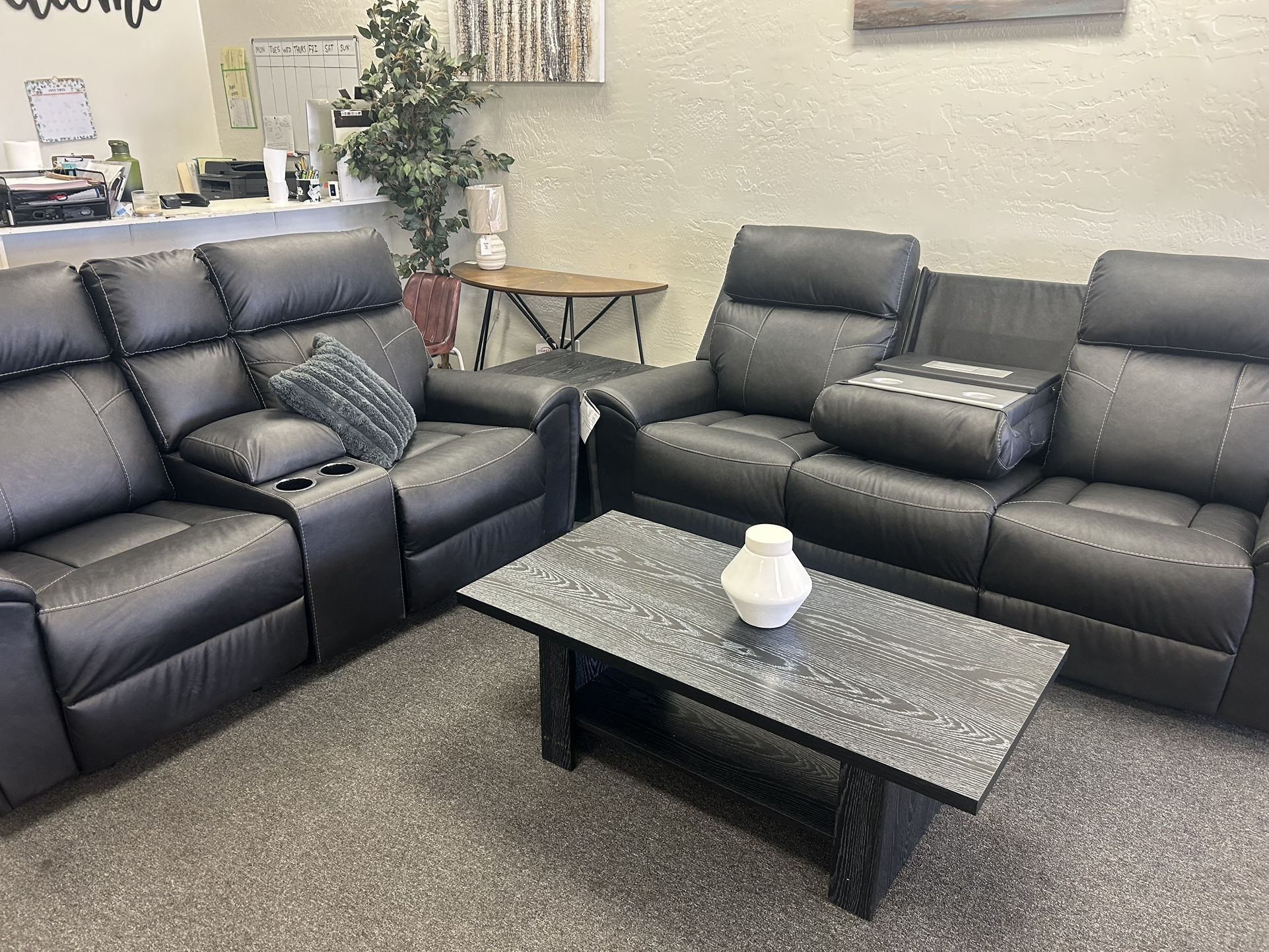 Ashley Reclining Sofa And Loveseat