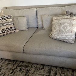 Beige Wide Couch 