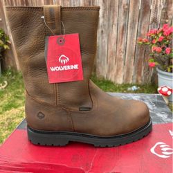 WOLVERINE STEEL TOE WATERPROOF BOOTS SIZE 11