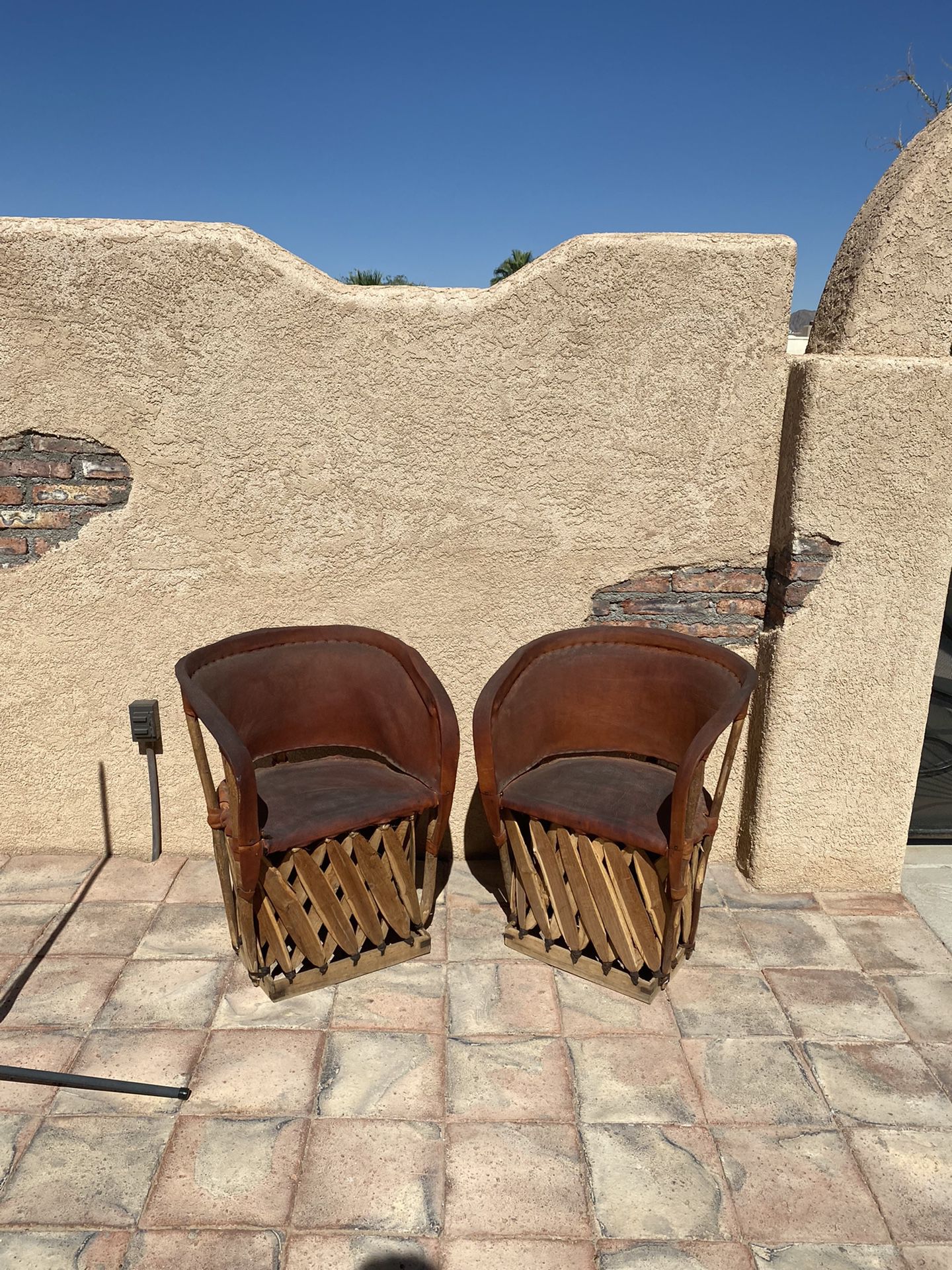 A Pair Of Mexican Barrel Chairs 100 For Both