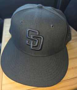 New Era MLB San Diego Padres Fitted Hat Size 7 1/4 Gray