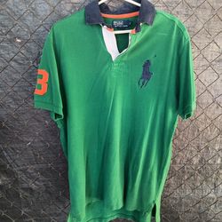 Vintage Polo Ralph Lauren Shirt Green Shirt Large 