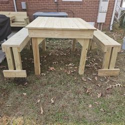 Table And Benches