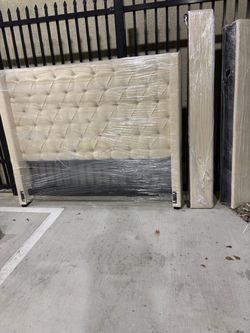 Tufted Upholstered Headboard