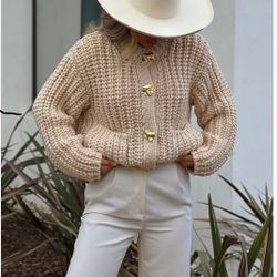  BRAND NEW ZARA  Chunky Knit Cardigan – Size S ✨