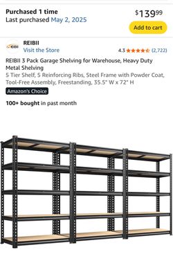 Garage shelving