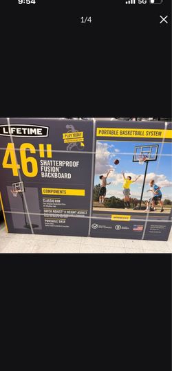 Lifetime 46-Inch Basketball Hoop NEW