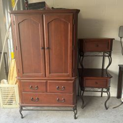 Armoire & Marching Night Stands 