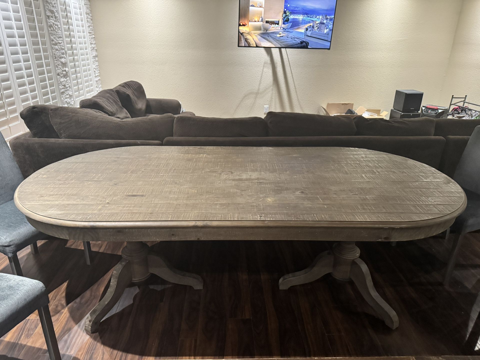 Wood Dining Table With 4 Chairs