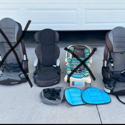 Children’s Booster Seats. $10 For The One On The End. $5 For The One In The Middle