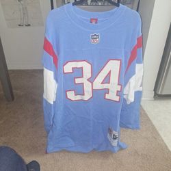 Earl Campbell Long Sleeve Throwback Vintage Jersey