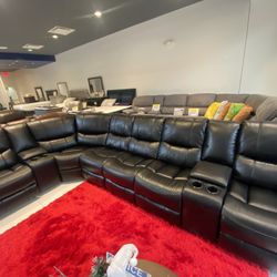 GORGEOUS LEATHER SECTIONALS AnD 3 PIECE SERS FOR $999-$1299