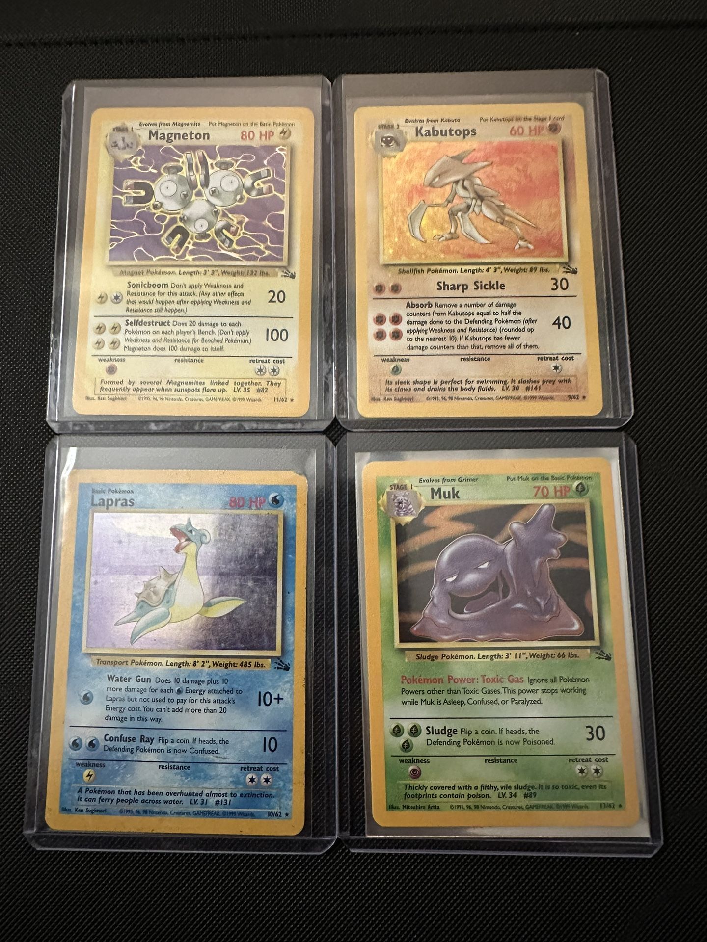 Pokemon Fossil Unlimited Holos