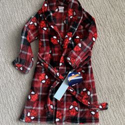 Boys Spider-Man Robe - NWT