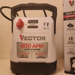 Vector 800 Amp Jump Starter. Only Used Once!