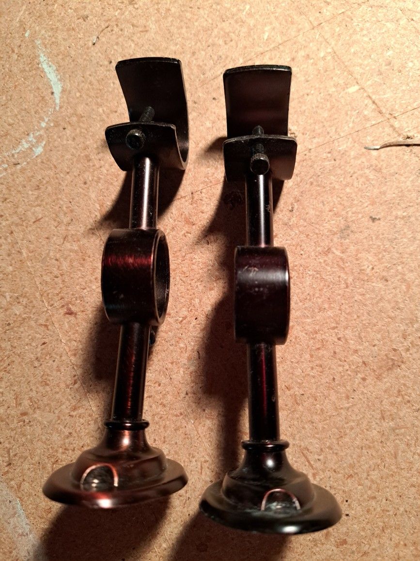 Heavy Duty Double Curtain Rod Brackets